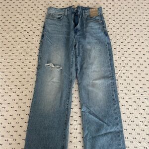 Madewell Women's Straight Leg Jeans in Light Blue